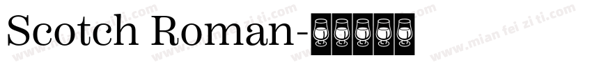 Scotch Roman字体转换